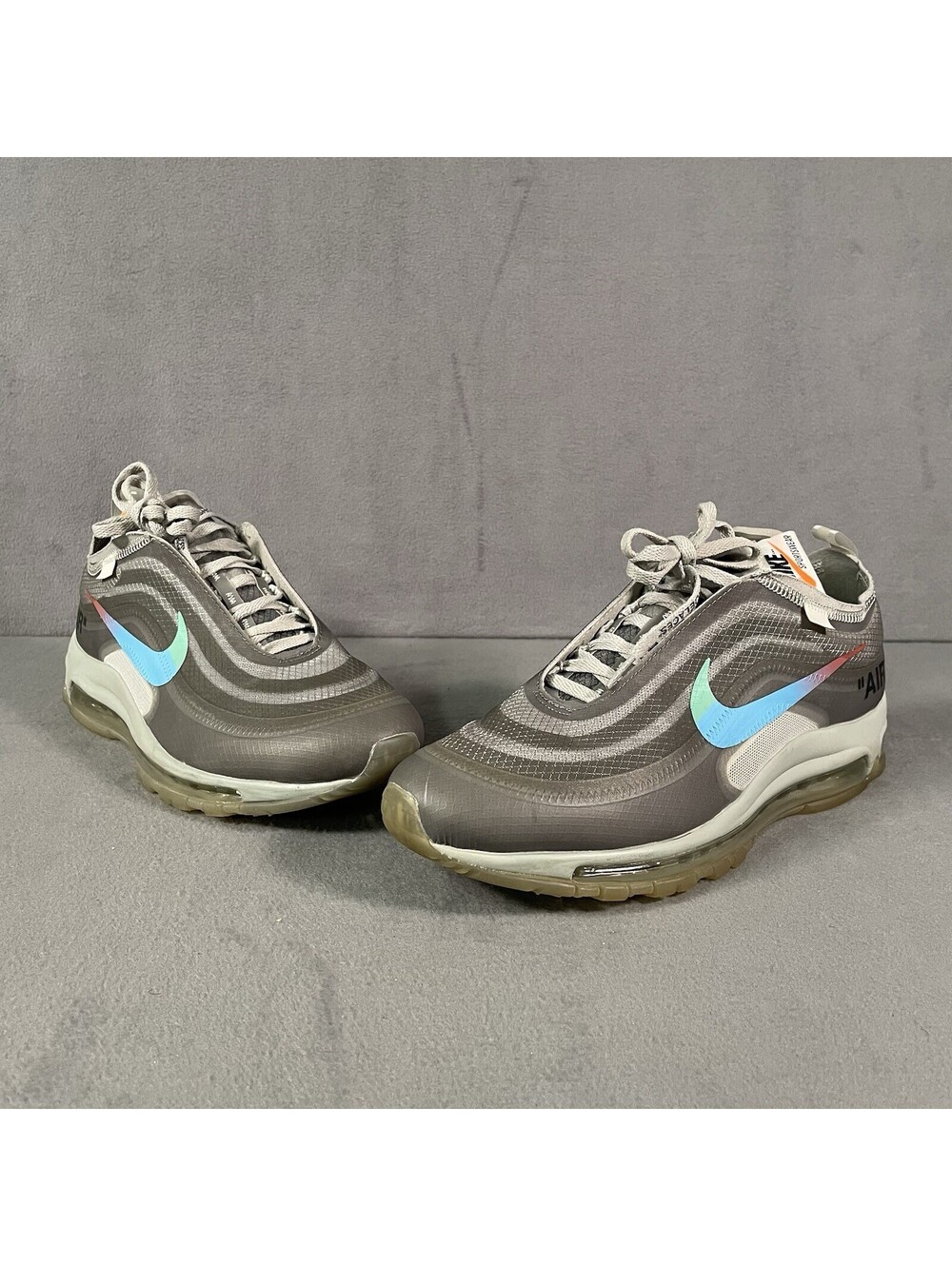 Off-White x Nike Air Max 97 Menta Men’s Sneakers Size 8